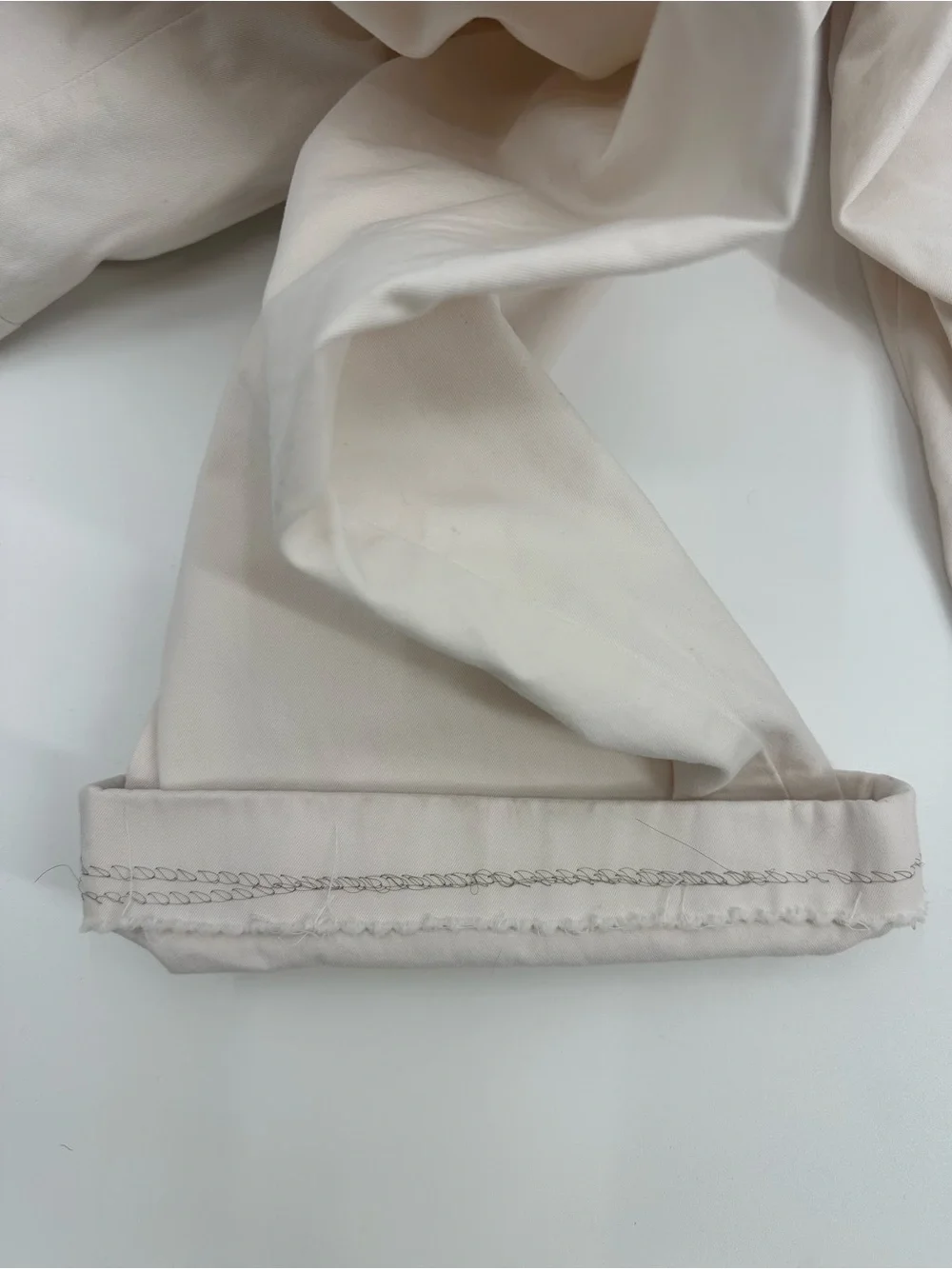 J. Crew Cream Pleated Chinos